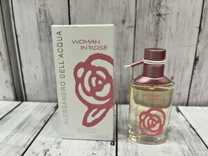 アレッサンドロ ALESSANDRO DELL ACQUA WOMAN IN ROSE 香水 25ml EAU DE TOILETTE NATURAL SPRAY 【1680