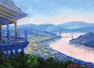 Art hand Auction Ölgemälde, Westliches Gemälde (Lieferung mit Ölgemälderahmen möglich) F6 Größe Onomichi 2 von Ryohei Shimamoto, Malerei, Ölgemälde, Natur, Landschaftsmalerei