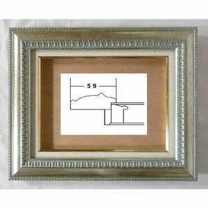 額縁　油彩 油絵用額縁　正方形の額縁　ダール　(9805)　サイズF3号　SSM
