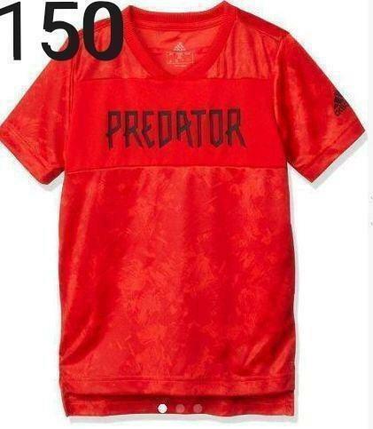 【新品】【サイズ：150】adidasキッズTシャツ(Predator赤)
