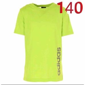 【新品】【サイズ:140】adidas ジュニア リニア Tシャツ
