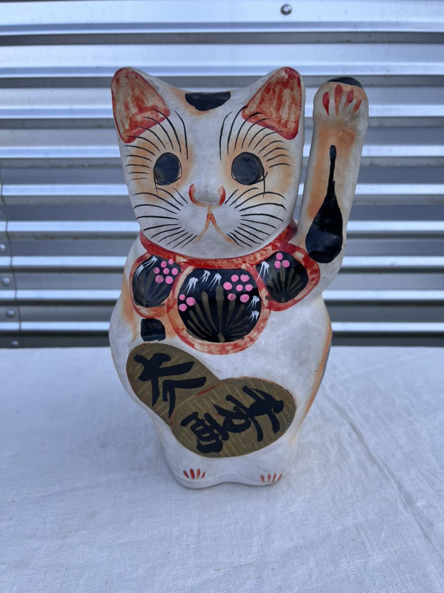 ◆Antique◆Business prosperity, talisman, lucky charm, money luck, beckoning cat◆A-2560, Handmade items, interior, miscellaneous goods, ornament, object