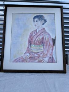 Art hand Auction ◆Retrato en acuarela Iwai Iwai Diciembre de 1997 ◆A-2557, cuadro, acuarela, retrato