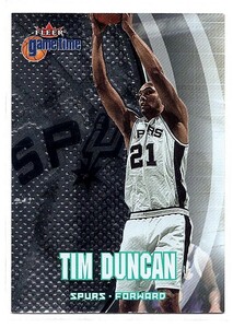 NBA 00-01 Fleer Game time Tim Duncan ティム・ダンカン　　新品ミント状態品