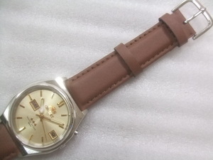  dead stock unused new goods retro Orient s lease ta- automatic wristwatch S482