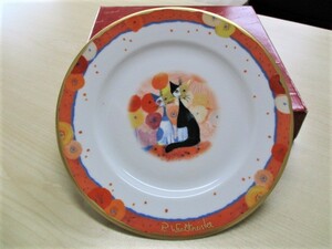 ドイツ ゲーベル社 ロジーナヴァハトマイスタープレート 皿 猫 ねこ ネコ 春 新品