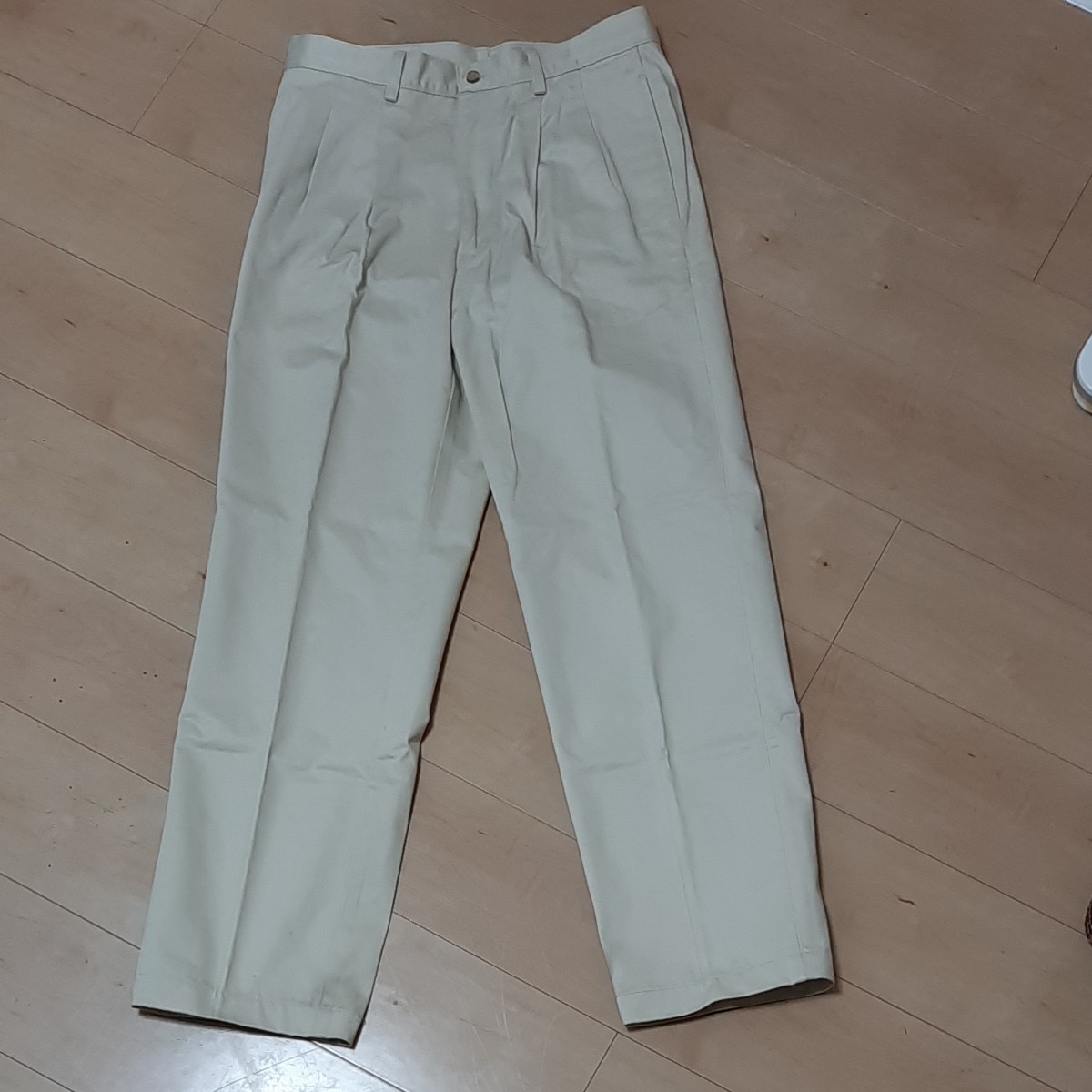 Levi's DOCKERS ノータックブラックチノ 32/30 ドッカーズ 美品