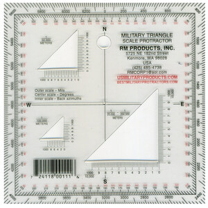  free shipping military scale Pro tractor the US armed forces use ruler RM PRODUCTS INCx2 pieces set /.