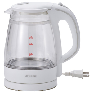  including in a package possibility electric kettle two -ply structure glass kettle 1L middle . is seen LED light abite Lux /AKT01G/6573