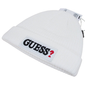 送料無料メール便 ニット帽 GUESS（ゲス）ワッチキャップ ニットキャップ ホワイトAI4A8859DS-WHT-FF-5367