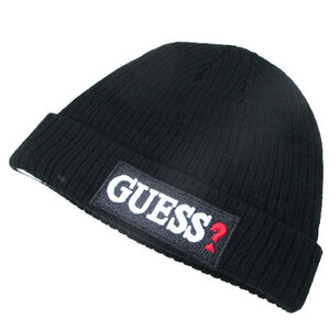 送料無料メール便 ニット帽 GUESS（ゲス）ワッチキャップ ニットキャップ ブラック AI4A8859DS-BLK-FF-5336