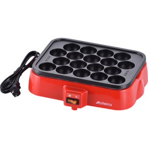  free shipping electric takoyaki pan fluorine resin circle wash attaching and detaching plate hole diameter 40mm octopus roasting hole 18 piece abite Lux /ADT182/6542