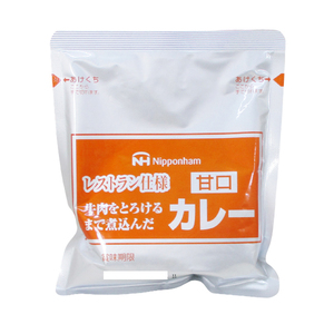 送料無料メール便 レトルトカレー レストラン仕様カレー 日本ハム 甘口ｘ４食セット