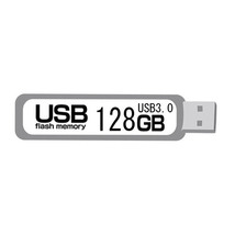 送料無料メール便 USBメモリ USB3.0 128GB　128ギガ フラッシュメモリ お得_画像1