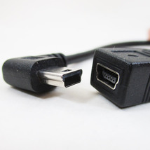 同梱可能 miniUSB延長ケーブル 左向きL型・オス - メス 20cm USBM-CA20LL 変換名人/2324_画像5