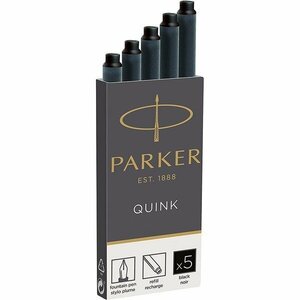 Картридж чернила пополнение Parka Fountain Pen Ink Чернила черные черные 10 штук 1950206/2069 Япония подлинная x2 упаковка/оптовая/бесплатная доставка