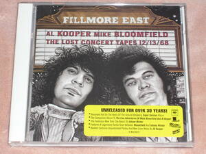 US盤CD Al Kooper / Mike Bloomfield ー Fillmore East: The Lost Concert Tapes 12/13/68 （Legacy ー CK 85278）　L blues