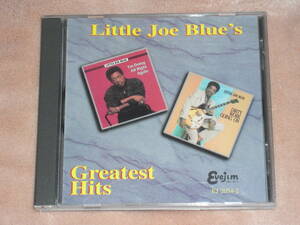 US盤CD Little Joe Blue ー Little Joe Blue's Greatest Hits 　（Evejim Records ー EJ 2054-2）　O blues