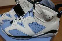 新品☆NIKE AIR JORDAN 6 RETRO UNC ナイキ エアジョーダン 6 ユニバーシティ ブルー☆27.5cm_画像8