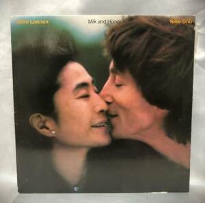 □3/LP【10849】-　【国内盤】JOHN LENNON & YOKO ONO ジョン・レノン&オノ・ヨーコ*MILK AND HONEY『ミルク・アンド・ハニー』