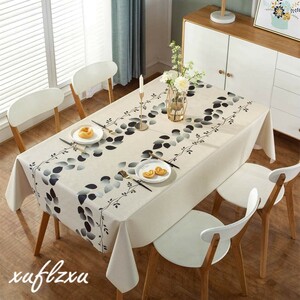 .. put on .. exist design Cross water-repellent waterproof . oil stylish dining table cover 137×180cm