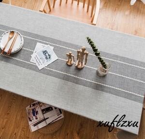  stitch . wonderful tablecloth Northern Europe rectangle cotton linen stylish dining table tablecloth 140x140cm 4 seat 