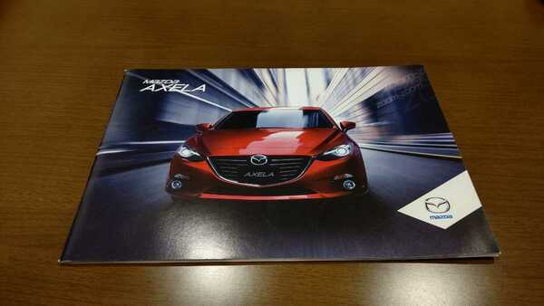 マツダ アクセラ カタログ 2013年10月 MAZDA AXELA