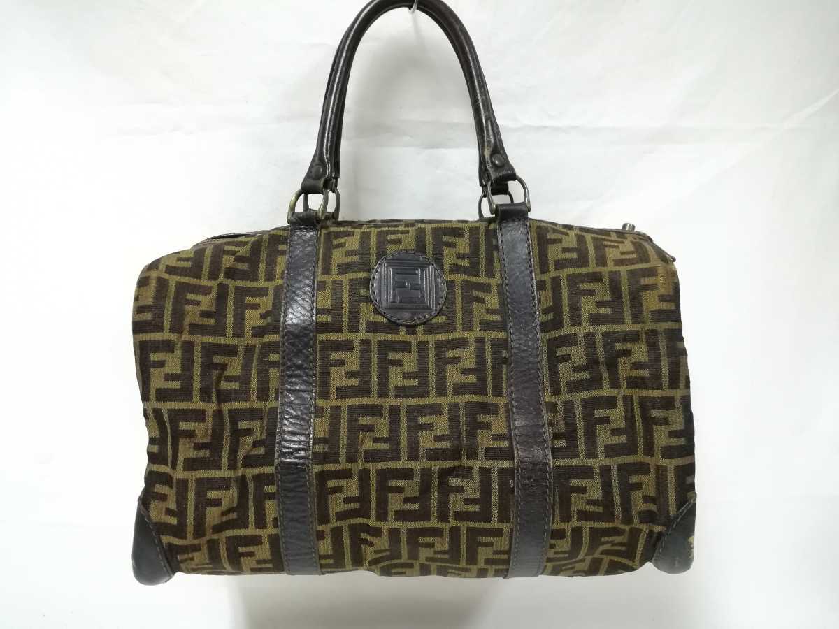 ヤフオク! -「フェンディ ズッカ柄」(ボストンバッグ) (かばん、バッグ ...