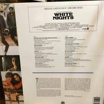 LP US ORIG White Nights: Original Motion Picture Soundtrack サントラ　白夜　フィルコリンズ　シュリンク ステッカー_画像2