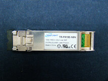 Anritsu アンリツ MT1000A/G0316A用 SFP+ トランシーバモジュール LC 1550nm 10GBASE-ER/EW(SM 40km) TR-PX15E-NSN 中古_画像1