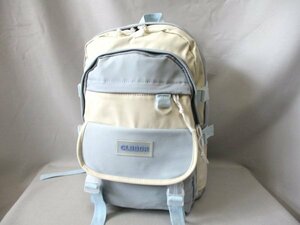 【O396】CLBBDR　リュックサック◇IV×サックス　ノートPCポケット付　背当てクッション付　H41.5cm