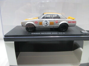 新品　1/43　京商　ニッサン　スカイライン　GT-R　レーシング　KPGC10　1972　絶版