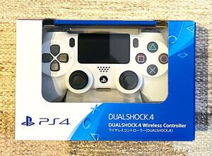 PS4 ワイヤレスコントローラー 純正 デュアルショック4 グレイシャーホワイト 白