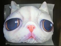 ヘッドレスト　白ねこ　猫　ネコ　面白グッズ　景品　１_画像1