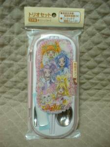 * Doki-Doki Precure set of forks, spoons, chopsticks prompt decision .. present go in .*