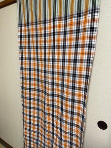 タイコットン タペストリー 布 生地 壁掛け チェック柄