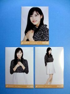 乃木坂46 柴田柚菜 生写真 3種 コンプ / 2019.June-Ⅱ 花柄トップス / 送料250円～