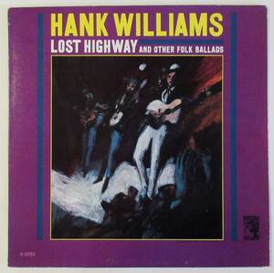 レコード〈LP〉ハンク・ウィリアムズ（HANK WILLIAMS）LOST HIGHWAY