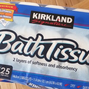 厚手ダブルトイレットペーパー☆コストコKIRKLAND 6ロール×2P