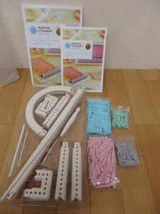 F6-4.3) MARTHA STEWART / Martha *schuwa-toCRAFTS Knit&Weave Loom Kit Project Instructions braided board kit 