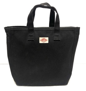 DANTON ダントン トートパック キャンバス ショルダーバッグ 2way オシャレ ブラック 黒 ジャーナルスタンダード ロゴパッチ 186