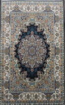 ペルシャ絨毯 玄関マット 120cm×80cm カーペット ラグ 63万ノット 高密度 ウィルトン 機械織り ペルシャ絨毯の本場 イラン産 本物保証 g17_画像2