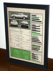1982 год USA иностранная книга журнал регистрация . различные изначальный спецификация рамка товар Mitsubishi Starion Turbo Mitsubishi Starion (A4) / для поиска магазин гараж дисплей табличка 