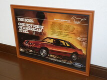 1982年 USA 80s 洋書雑誌広告 額装品 1983 Ford Mustang GT フォード マスタング (A3size) / 検索用 ガレージ 店舗 看板 ディスプレイ 雑貨_画像1