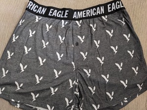 * 1点のみ * AE アメリカンイーグル ボクサーブリーフ トランクス AEO Ultra Soft Boxer Short Underwear S / Grey *