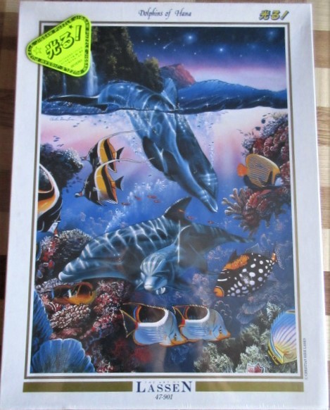 Jigsaw Puzzle 750 Piece Lassen Dolphin of Hana Glowing Puzzle 62X45cm Beverly LASSEN, toy, game, puzzle, jigsaw puzzle