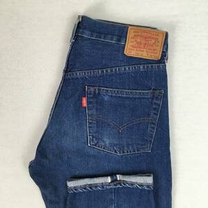 【80s/90s】LEVI'S リーバイス 502XX BIG'E' 日本製 87年 90年 デニム ジーンズ W32 L33 赤耳 復刻 TALON セルビッチ ジップフライ