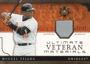 2005 ULTIMATE MATERIRLS 'MIGUEL TEJADA' GAME-USED JERSEY 20枚