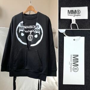  новый товар 2020SS MM6 mezzo n Margiela мульти- одежда 2 часть большой размер спортивная фуфайка XS.7.48 десять тысяч чёрный женский мужской тоже включая доставку 