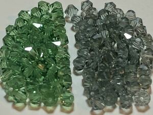  Swarovski crystal beads #5301 series Solo van 4 millimeter [eli Night & similarity color ] total 114 piece insertion 